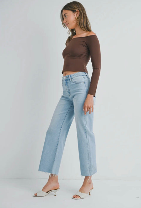Ruby Wide Leg Denim - ascot + hart