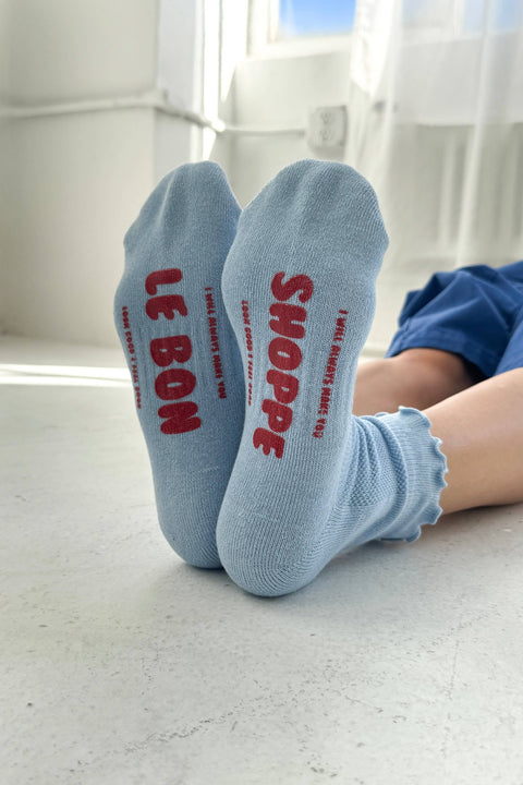 Ruffled Hugger Crew Socks - ascot + hart