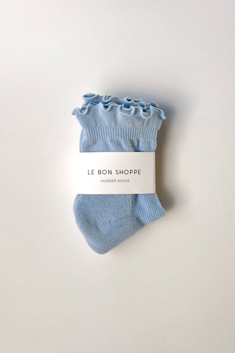 Ruffled Hugger Crew Socks - ascot + hart