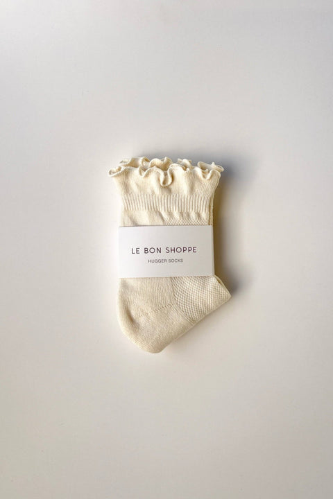 Ruffled Hugger Crew Socks - ascot + hart