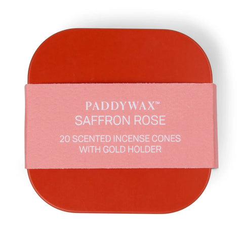 Saffron Rose - Metal Incense Tin - ascot + hart