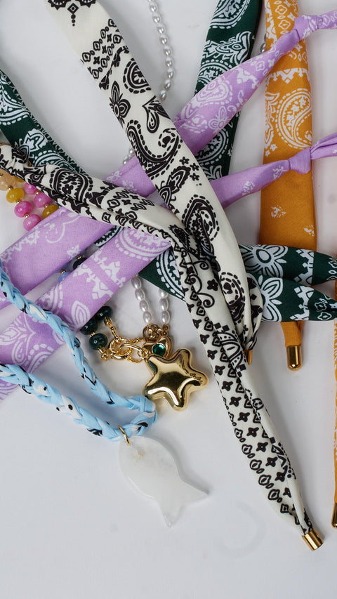 Scarf Bandana Necklace - ascot + hart