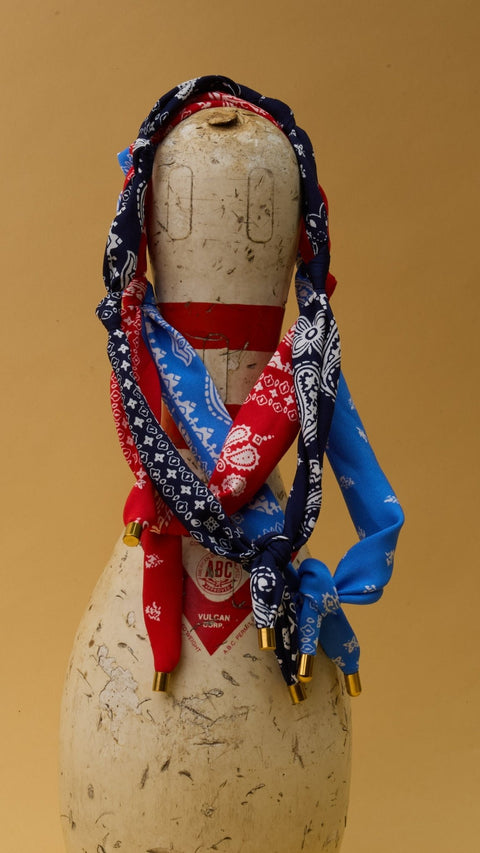 Scarf Bandana Necklace - ascot + hart