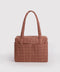 Small Cloud Carry-On - Tan Houndstooth - ascot + hart