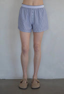Sofia Striped Boxer Shorts - ascot + hart