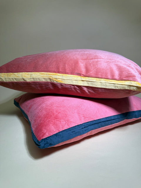 Square Cotton Velvet Pillow - ascot + hart