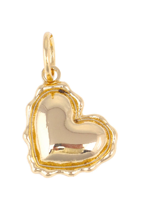 Stamped Heart Charm - ascot + hart