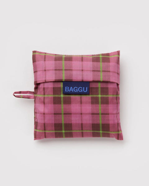 Standard Baggu - Azalea Pink Tartan - ascot + hart