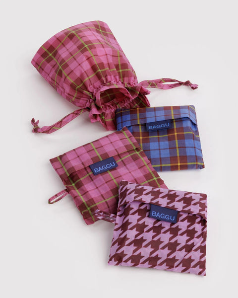 Standard Baggu Set of 3 - Check Mix - ascot + hart