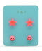 Star and Smiley Face Studs (Set of 2) - ascot + hart