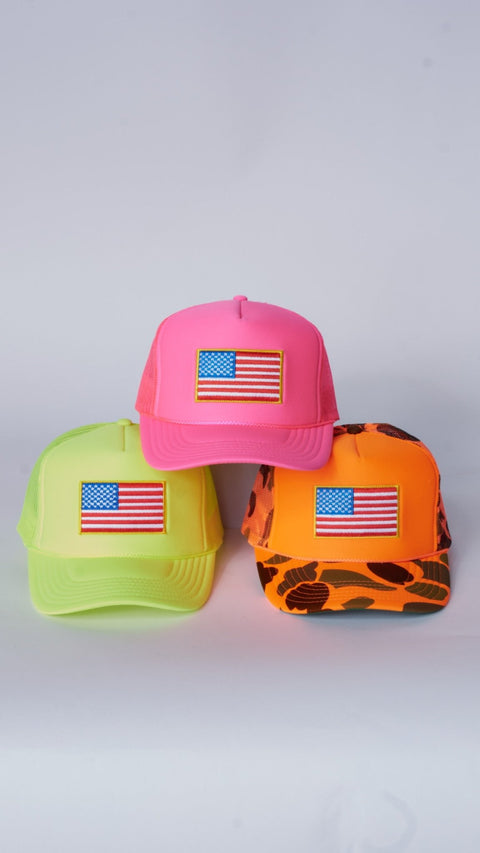 Star Spangled Neon Trucker - ascot + hart