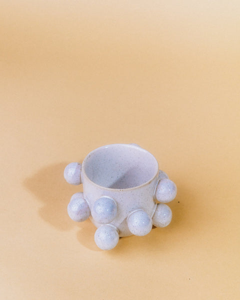 Stoneware Reactive Glaze Planter w/Orbs - ascot + hart