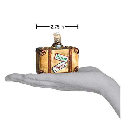Suitcase Ornament - ascot + hart