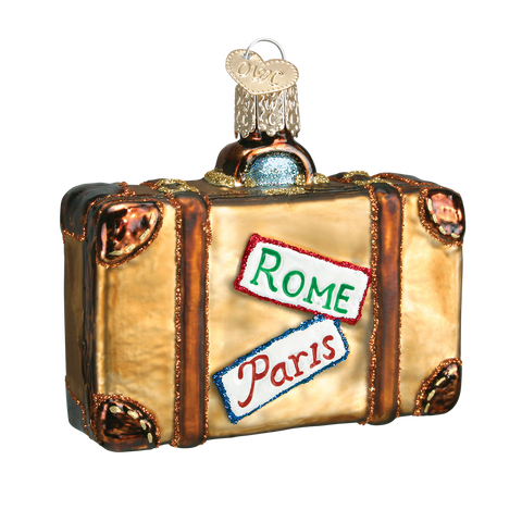 Suitcase Ornament - ascot + hart