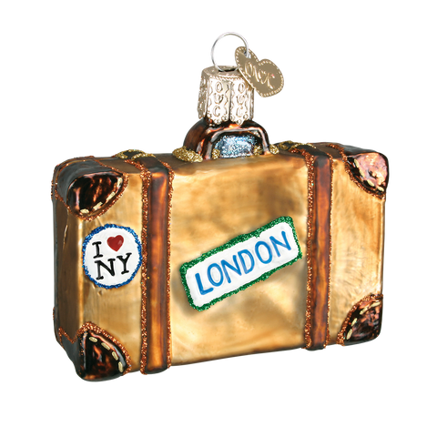 Suitcase Ornament - ascot + hart
