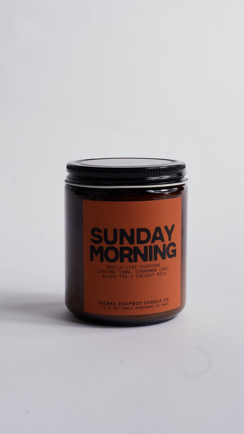 Sunday Morning Candle [Cinnamon Chai + Coconut Milk] - ascot + hart