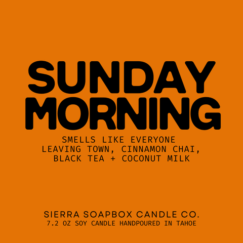 Sunday Morning Candle [Cinnamon Chai + Coconut Milk] - ascot + hart