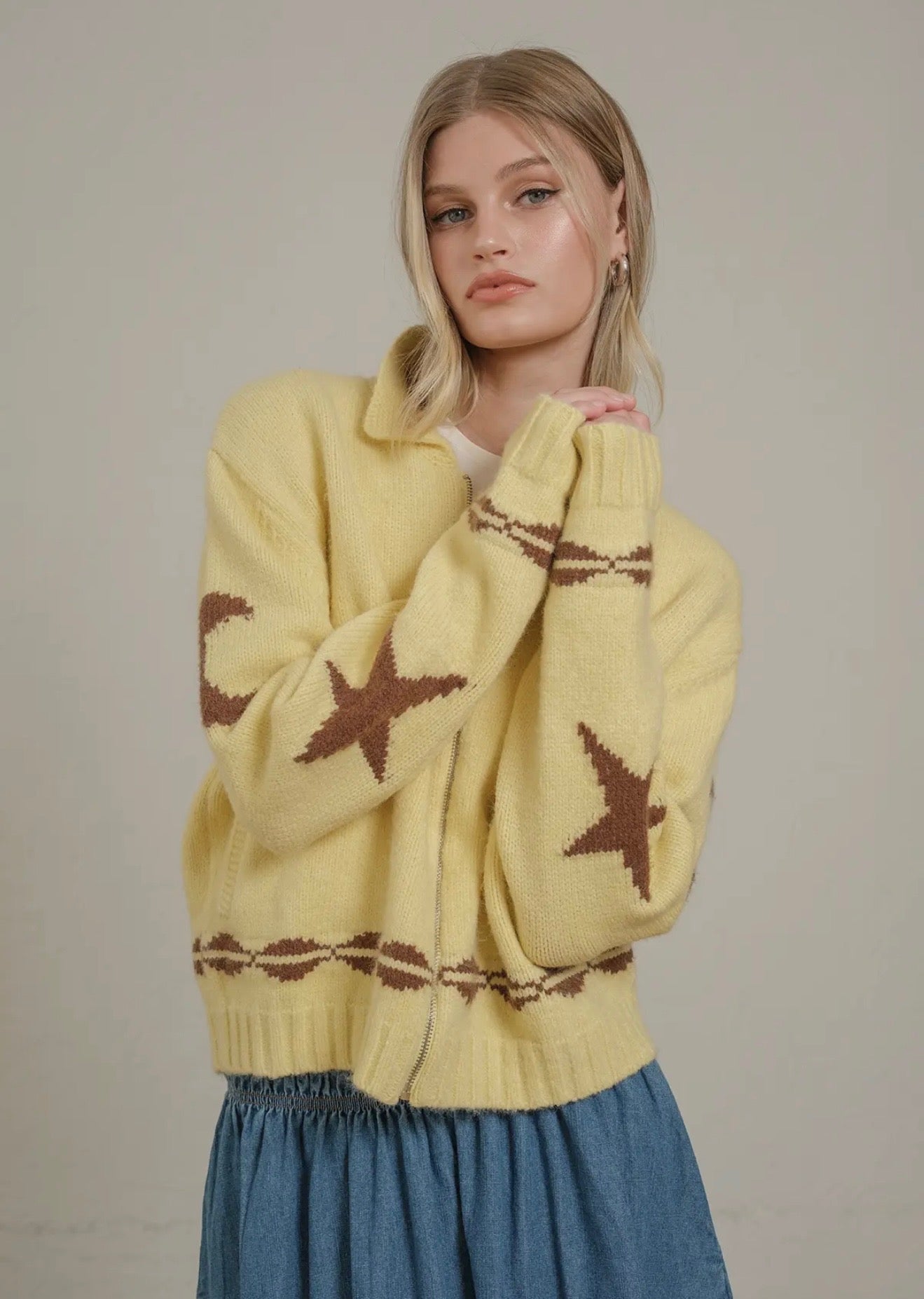 Sunni Zip Cardigan – ascot + hart