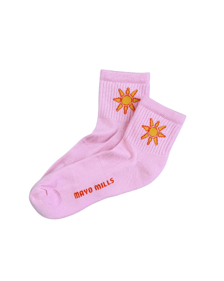 Sunshine Quarter Crew socks - ascot + hart
