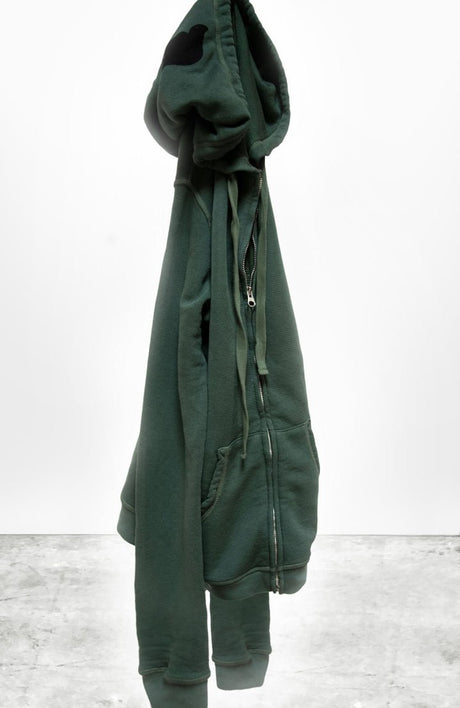 SUPERFLUFF LUX zip hoodie - bush - ascot + hart