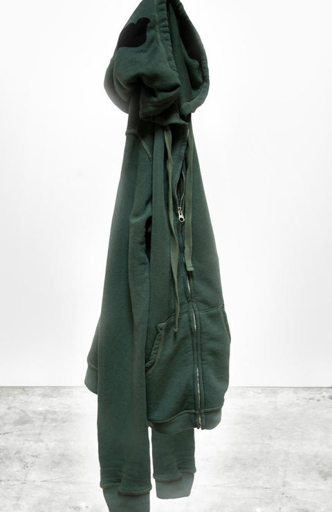 SUPERFLUFF LUX zip hoodie - bush - ascot + hart