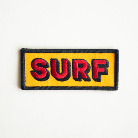 SURF Embroidered Iron on Patch - ascot + hart