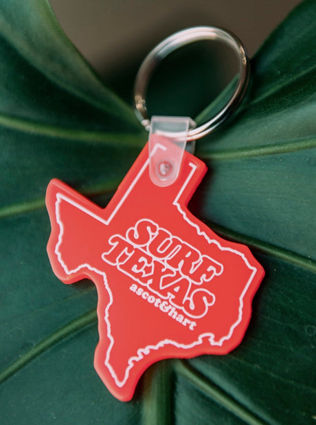 Surf Texas Vinyl Keychain - ascot + hart