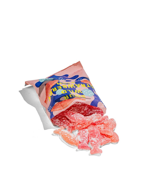 Swedish Candy - Sour Wild Strawberry Fish - 5.2oz - ascot + hart