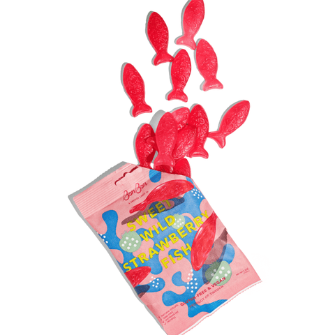 Swedish Candy - Sweet Wild Strawberry Fish - ascot + hart