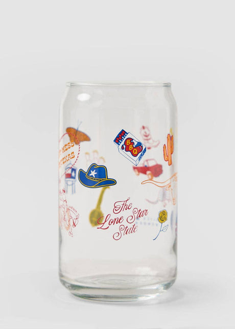 Texas Icons Can Glass - ascot + hart