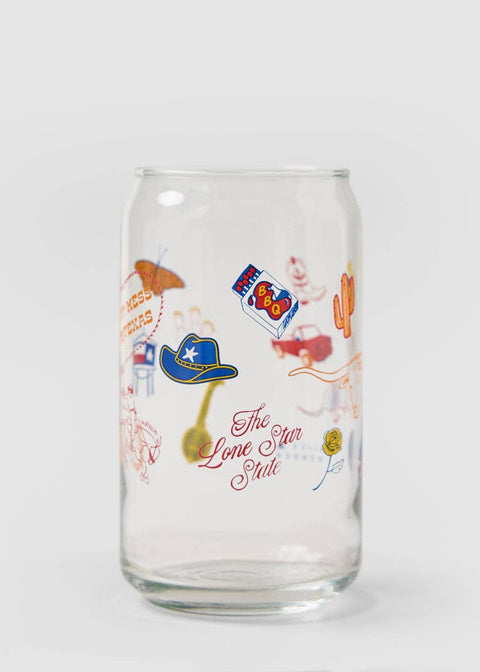 Texas Icons Can Glass - ascot + hart