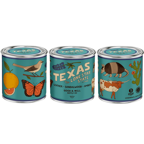 Texas State Soy Candle - ascot + hart