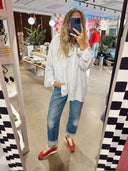 Thalia Oversized Stripe Shirt - ascot + hart