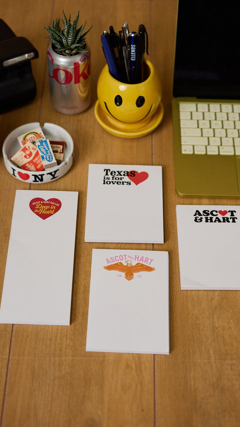 The A+H Notepad - ascot + hart