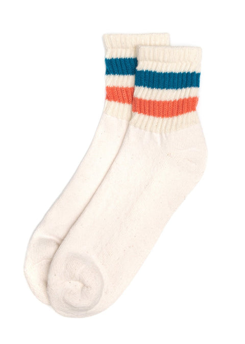 The Retro Stripe Quarter Crew - ascot + hart