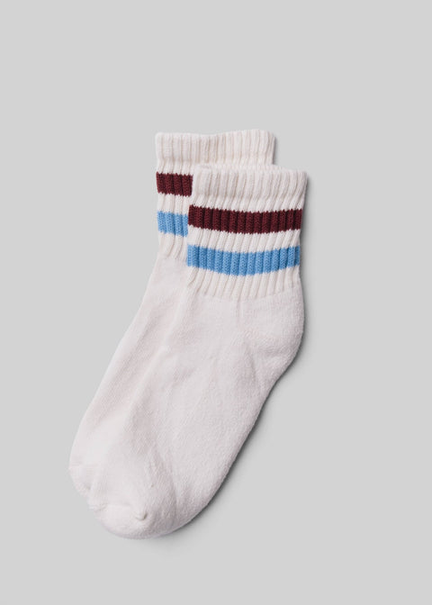 The Retro Stripe Quarter Crew - ascot + hart