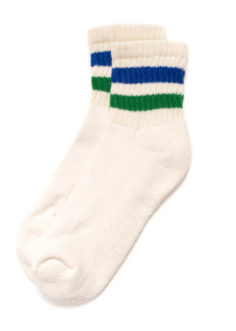 The Retro Stripe Quarter Crew - ascot + hart