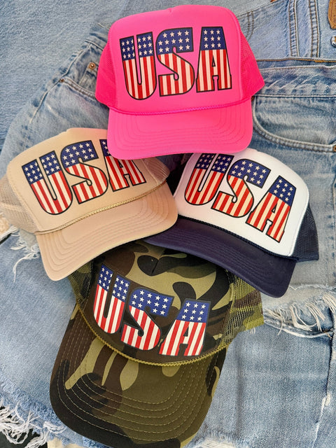 USA Stars & Stripes Trucker - ascot + hart