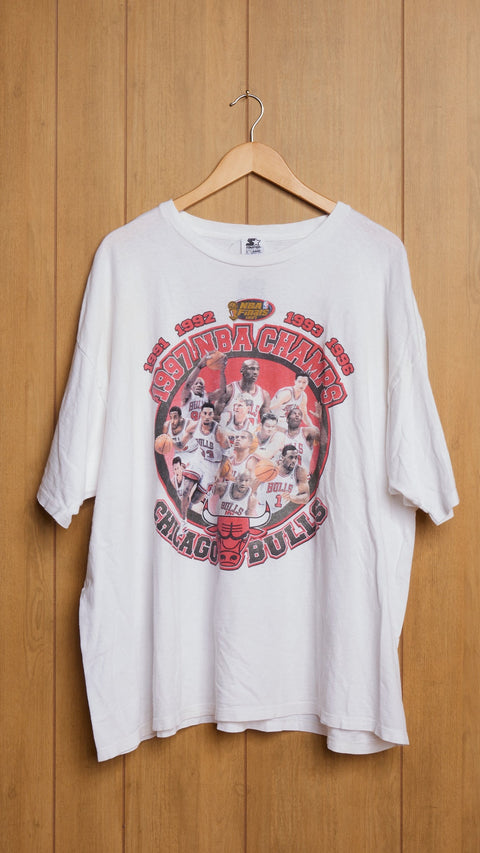 Vintage 1997 Bulls Championship Tee - ascot + hart