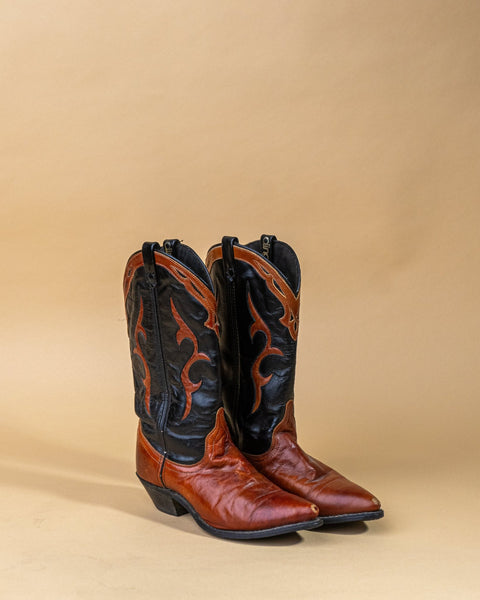 Vintage Cowboy Boots - 6M - ascot + hart