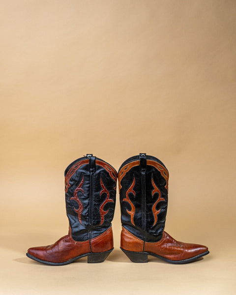 Vintage Cowboy Boots - 6M - ascot + hart