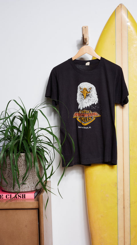 Vintage Daytona Beach Harley Eagle Tee - ascot + hart