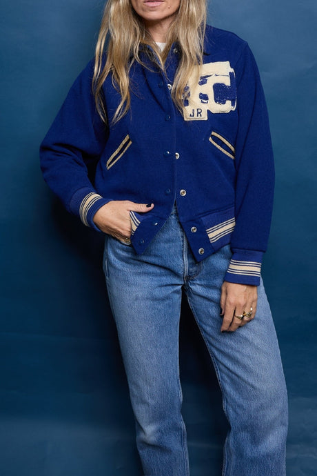 Vintage "FC" Varsity Letterman Jacket - ascot + hart