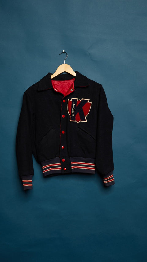 Vintage "K" Varsity Letterman Jacket - ascot + hart