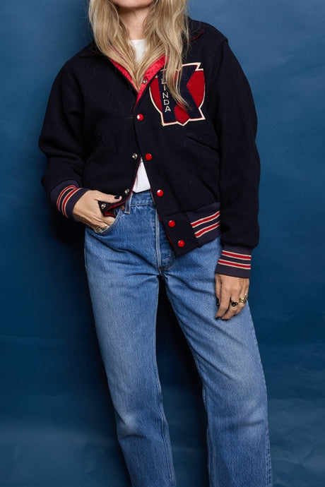 Vintage "K" Varsity Letterman Jacket - ascot + hart