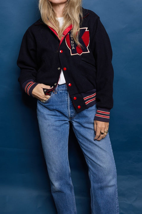 Vintage "K" Varsity Letterman Jacket - ascot + hart