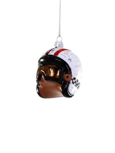 Vintage Motorcycle Helmet Ornament - ascot + hart