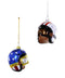 Vintage Motorcycle Helmet Ornament - ascot + hart