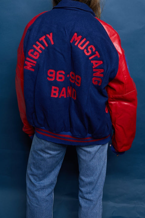 Vintage "P" Varsity Band Letterman Jacket - ascot + hart