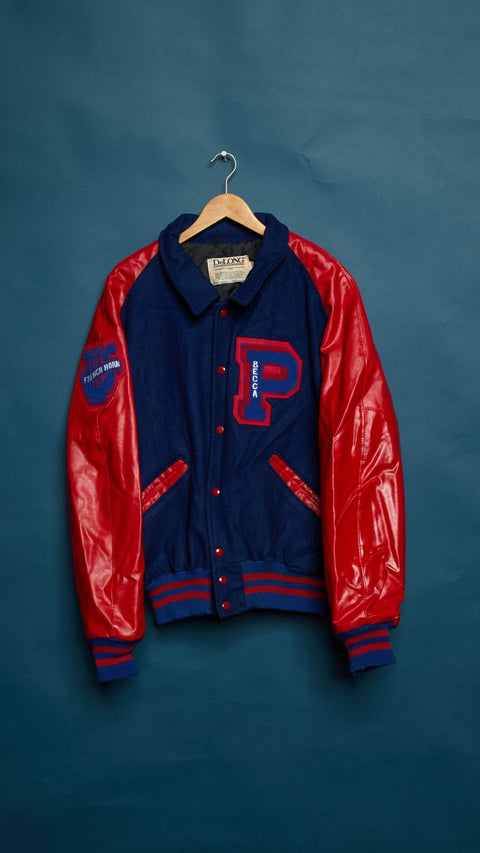 Vintage "P" Varsity Band Letterman Jacket - ascot + hart